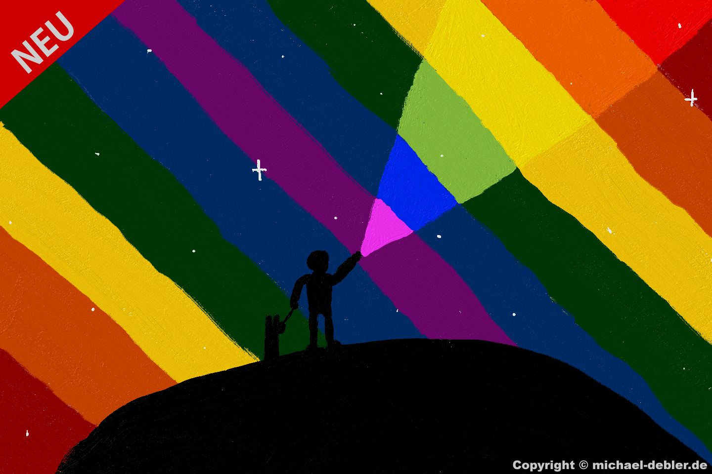 Sophies Bild|Die klare bunte Nacht|© debler.at